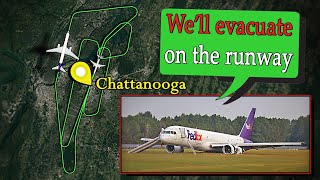 EMERGENCY GEAR-UP LANDING | FedEx B757 at Chattanooga