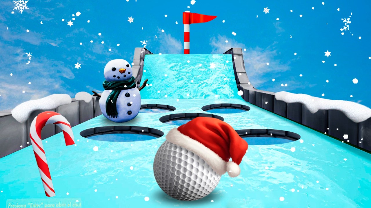 el HOYO en UNO NAVIDEÑO | Golf It!