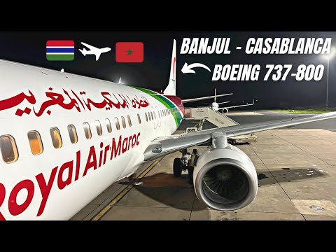 TRIP REPORT | Royal Air Maroc Economy | Banjul BJL to Casablanca CMN | Boeing 737-800