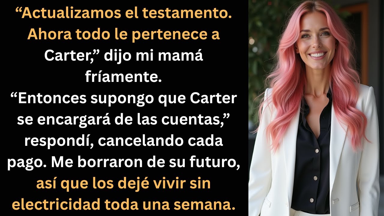 Me Borraron del Testamento... y Los Dejé a Oscuras por una Semana