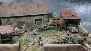 Historic WW2 Diorama1/35 &quot;Artillery in faction in the farm&quot;