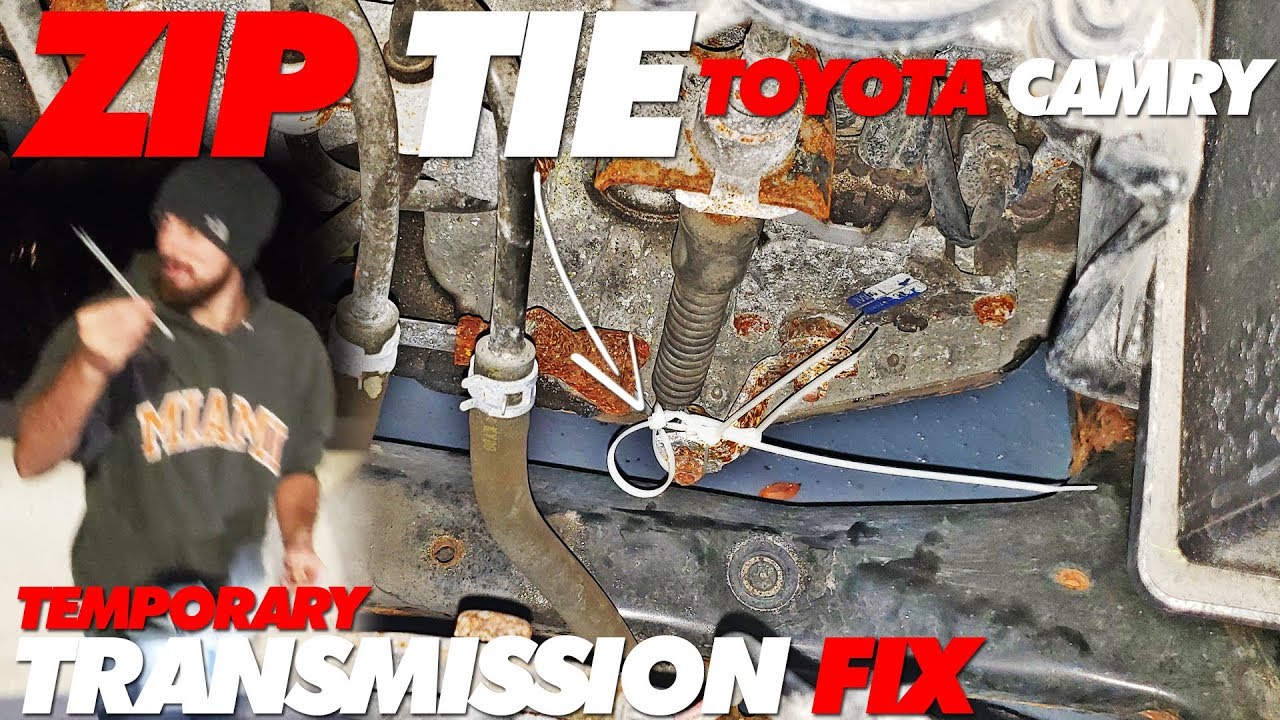 Zip Tie Transmission Cable Fix Toyota Camry YouTube