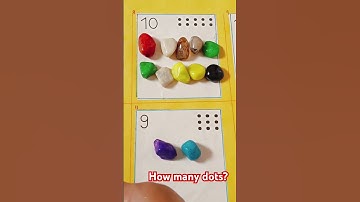 How many dots? Counting the dots.