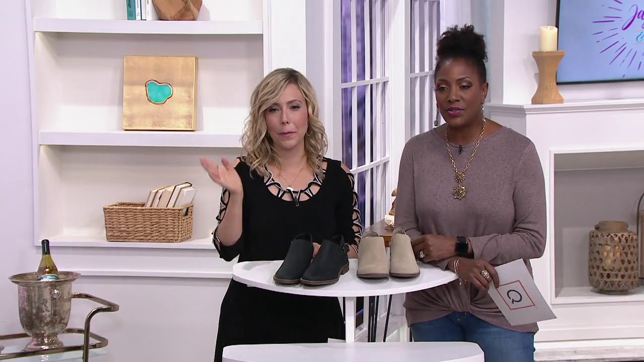 Suede Booties - Camzin Pull on QVC 