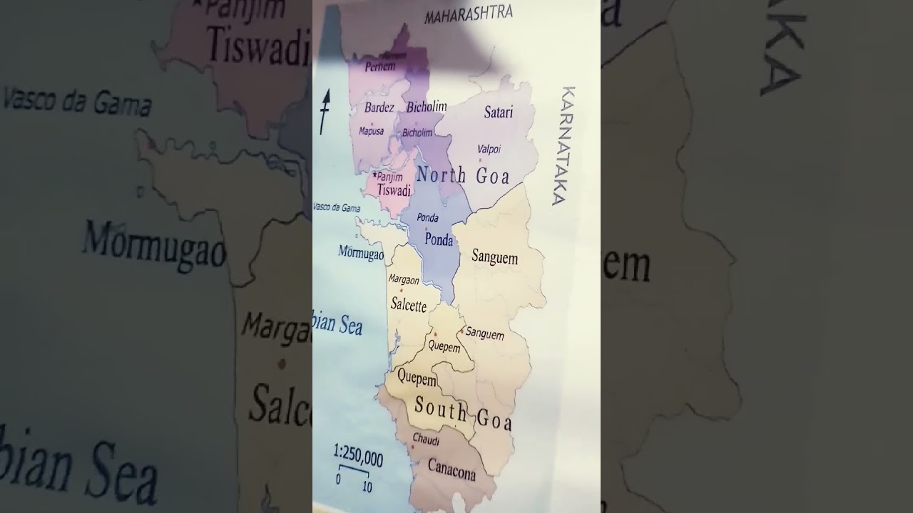 map of  goa with tranding song