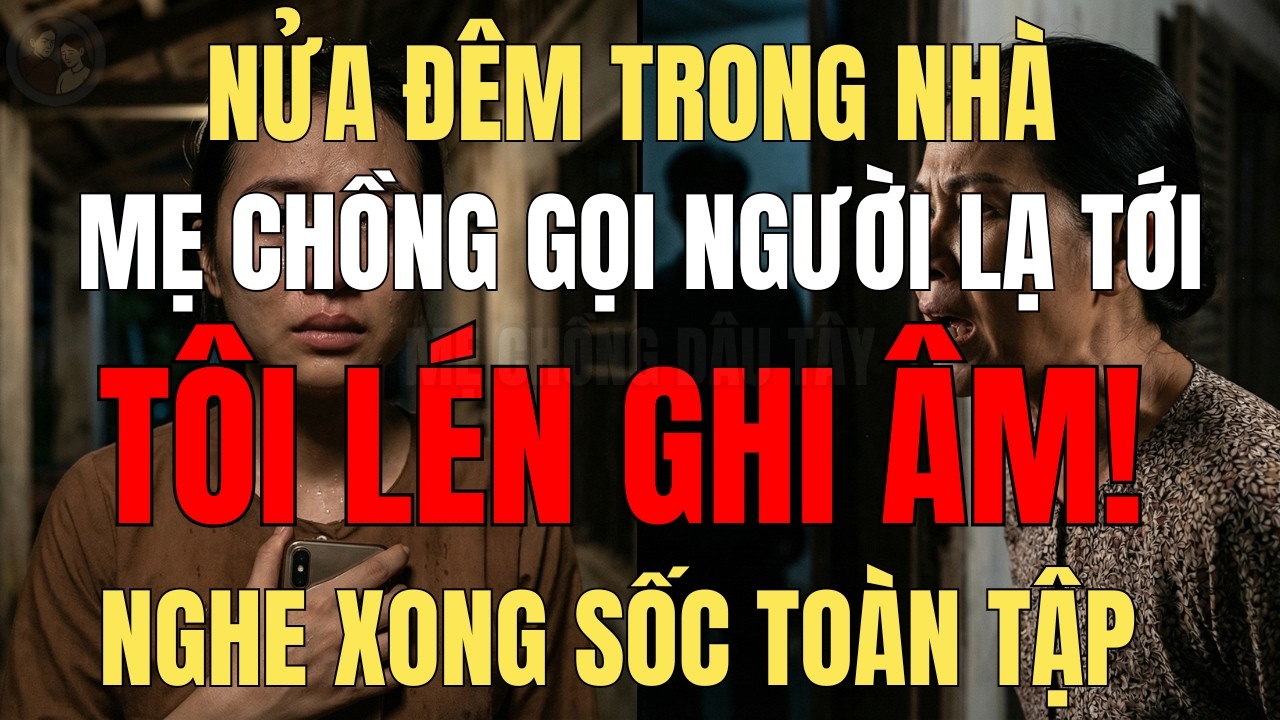 Mẹ Chồng Gọi Người Lạ Tới Nhà | Tôi Lén Ghi Âm Và Sốc Toàn Tập