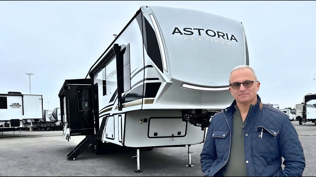 Новый дизайн и особенности комплектации Platinum – интерьер и экстерьер автодома Dutchmen RV Asto...