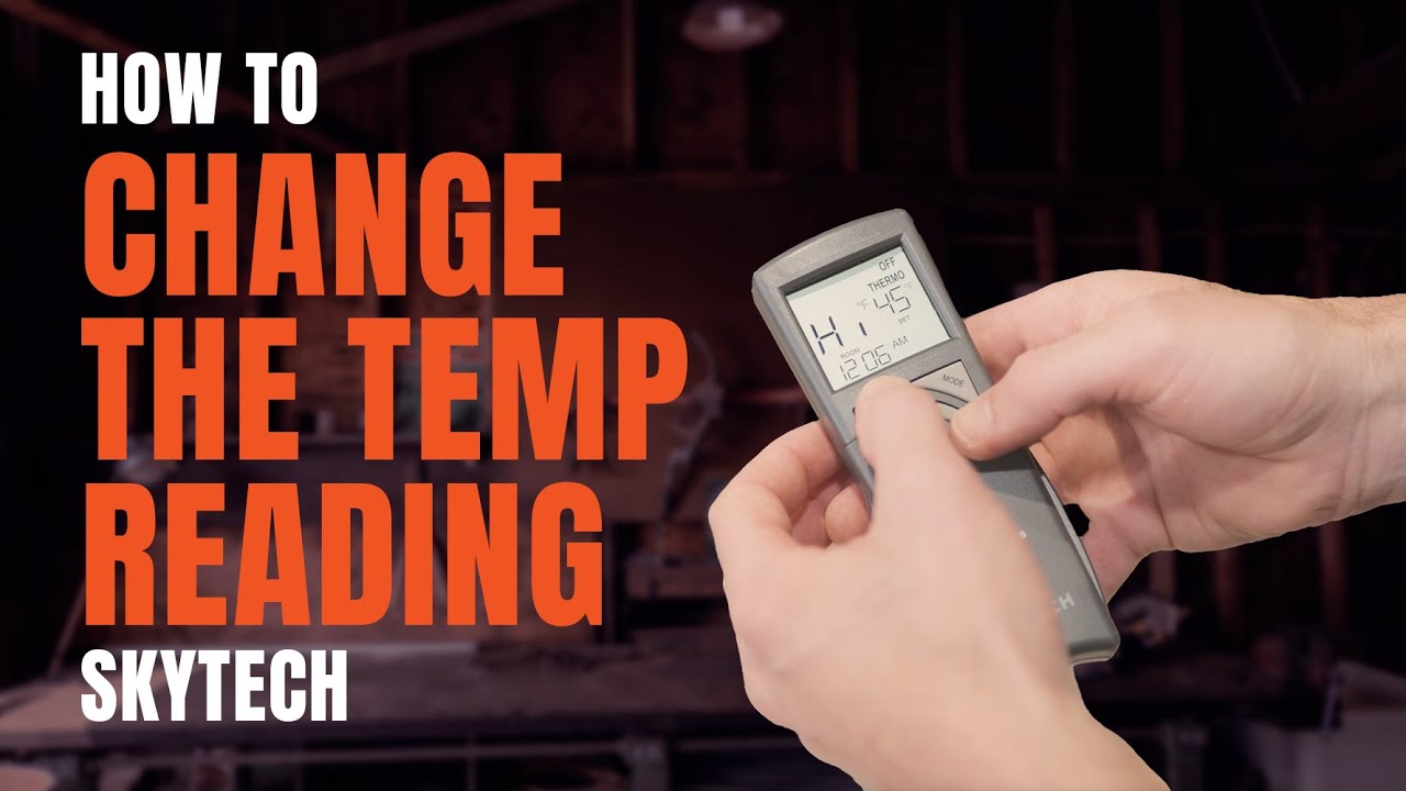 Skytech Remotes Change Farenheit to Celcius YouTube