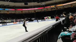 Cha Jun-hwan. Skate America. Practice. 10.18.19