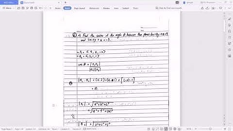 MULTIVARIABLE CALCULUS  VIDEO ASSIGNMENT