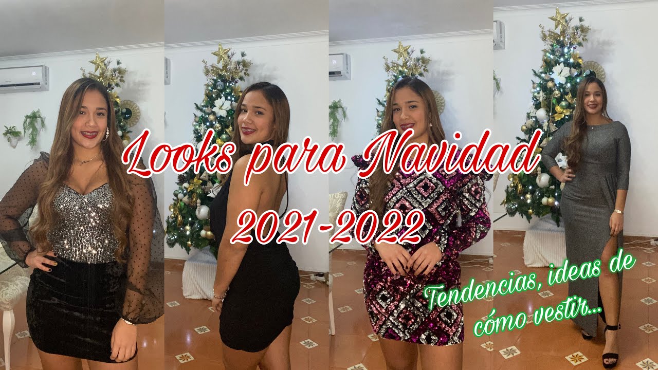 Looks de fiesta || Navidad, nochevieja 2021-2022 - Elisa - YouTube