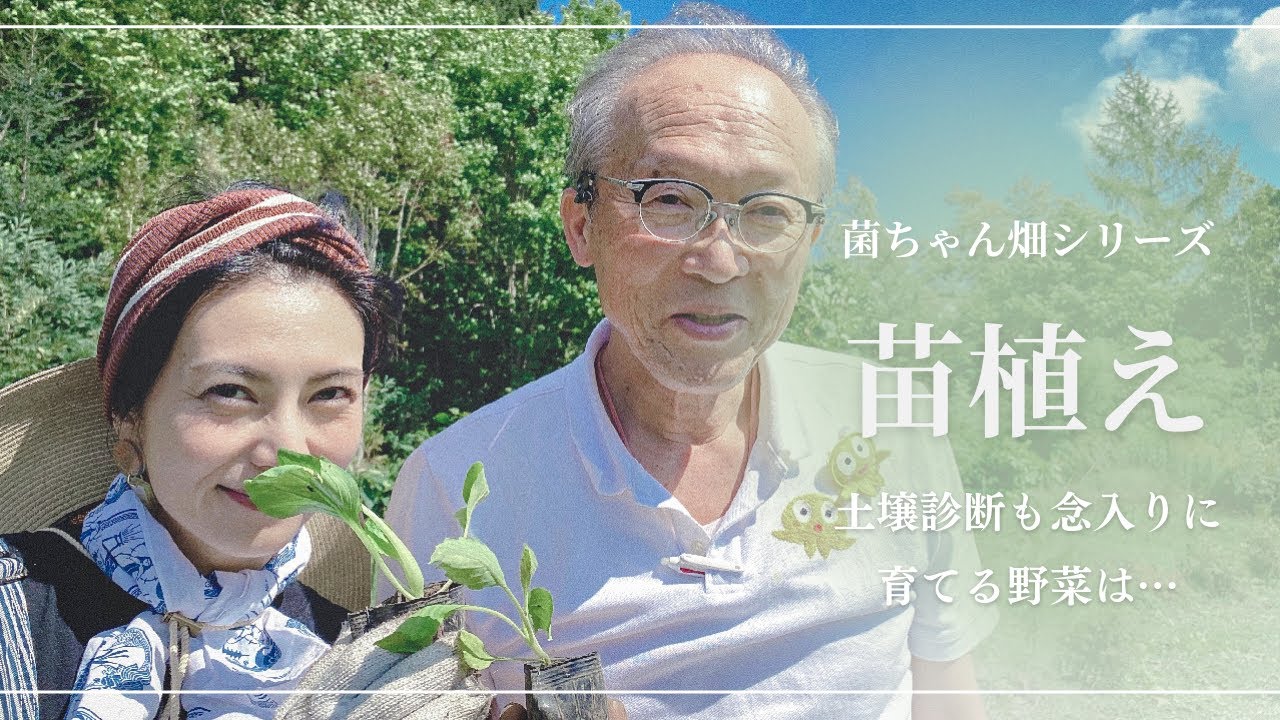【森の暮らし】有機野菜収穫間近！土壌診断&苗植え、種まき