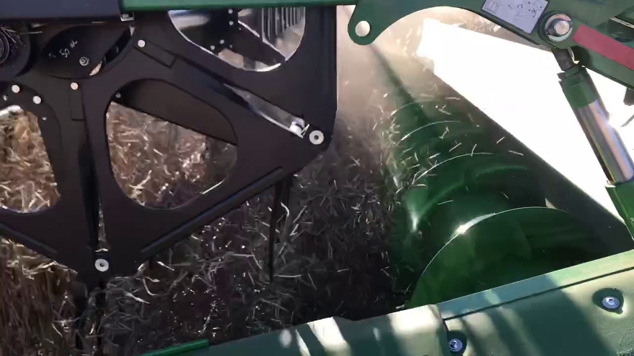 John Deere S680 640X direct harvesting canola