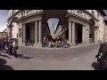 360 video: In front of Uffizi Gallery, Florence, Italy