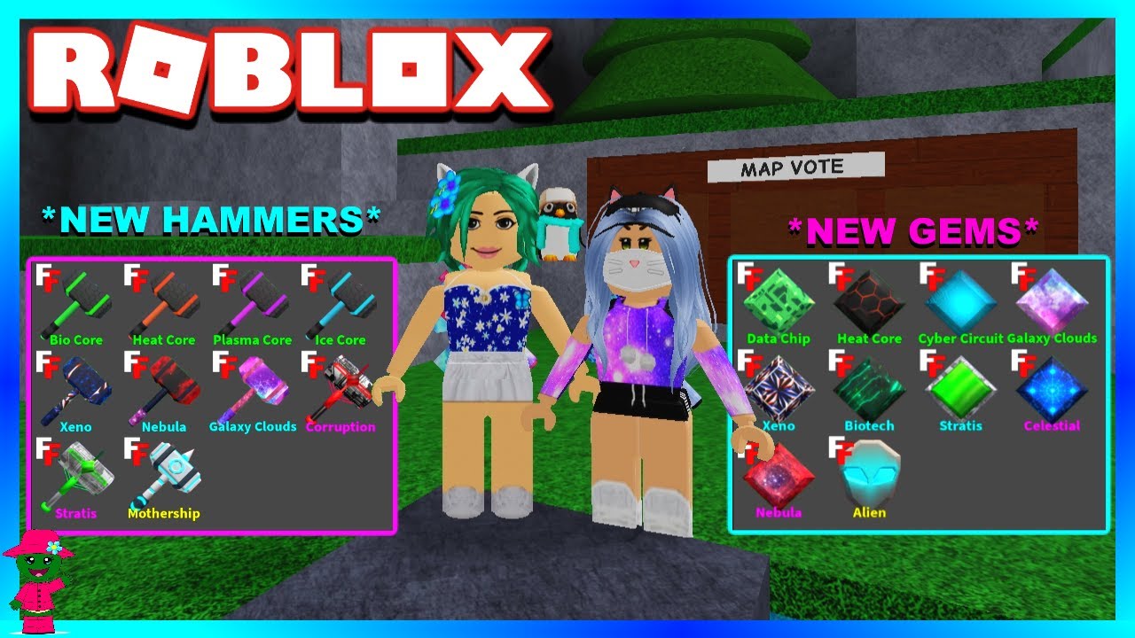 NEW HAMMERS AND GEMS IN FLEE THE FACILITY UPDATE ROBLOX! 