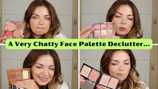Chatty Makeup Declutter | Do We Use Face Palettes Anymore? 2023
