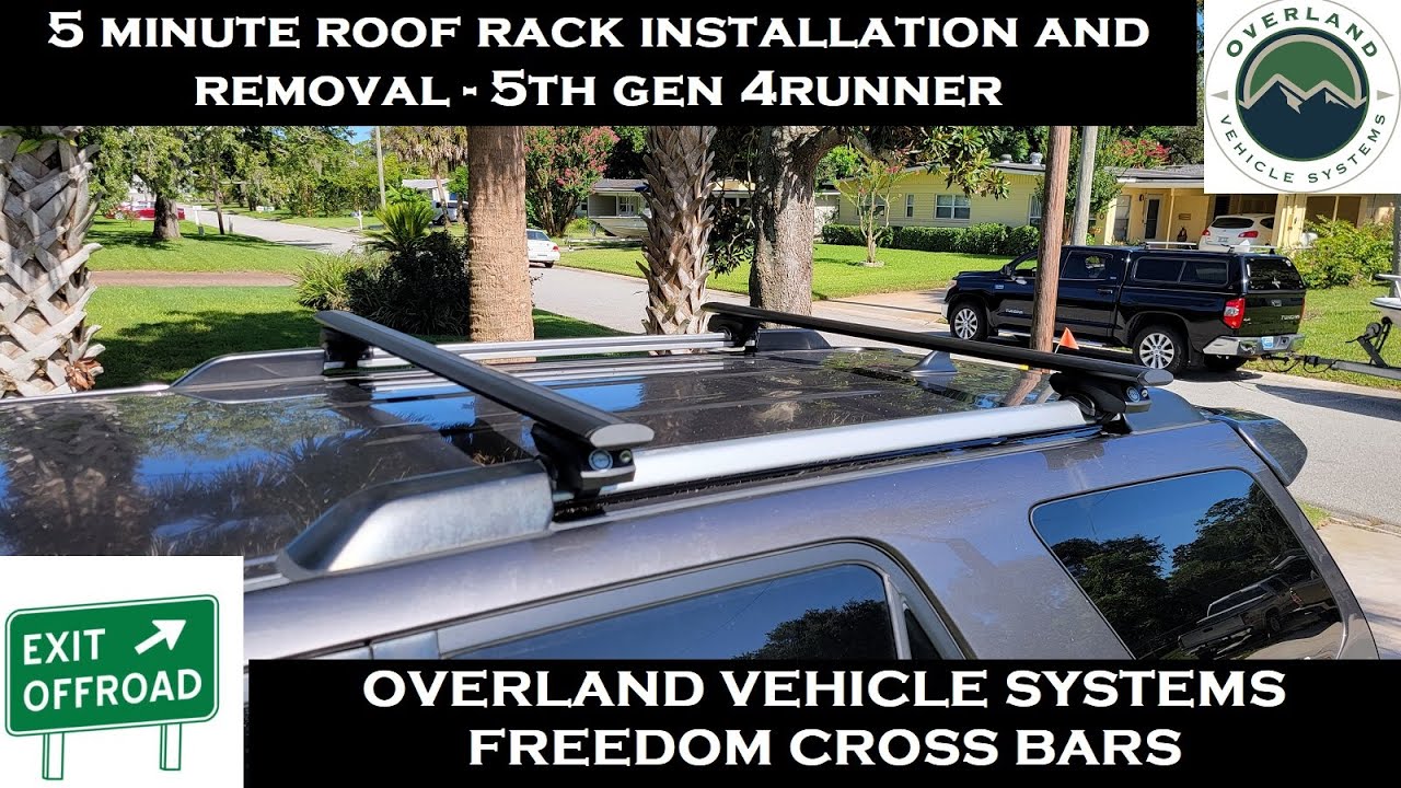 Overland Vehicle Systems Freedom Roof Cross Bars for OEM Side