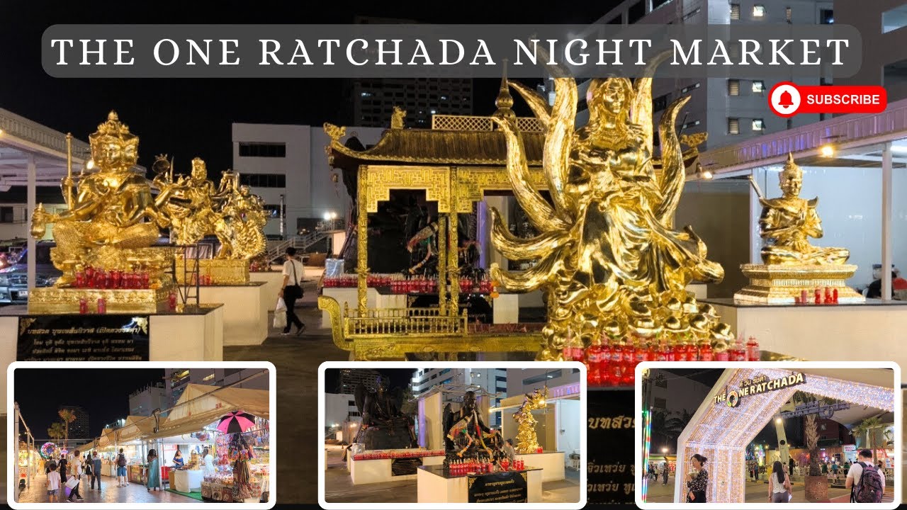 The One Ratchada Night Market Thai Food & Shopping Bangkok