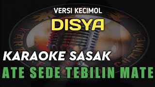 KARAOKE SASAK ATE SEDE TEBILIN MATE VERSI KECIMOL DISYA MUSIK