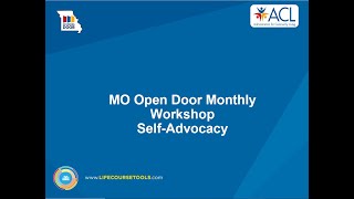 NWD MOD Self Advocacy and Assistive Technology