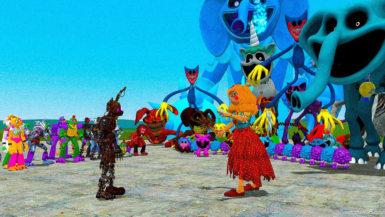 Who Wins? FNAF Security Breach vs ALL Poppy Playtime Monsters (GMod)