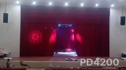 Phông Rèm Sân Khấu Hội Trường Tự Động Thông Minh Giá Rẻ Hơn  ✅Sale 20%