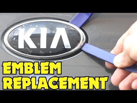 Kia Rio Emblem Replacement – How To Install Kia K Logo Trunk Emblem