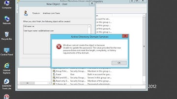 How To Change Password Policy For Server 2012