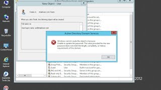How To Change Password Policy For Server 2012