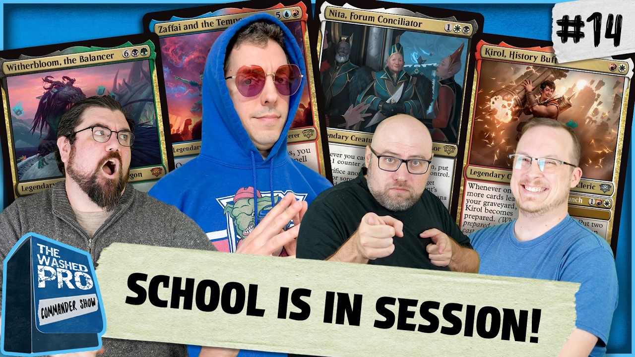 Secrets of Strixhaven Commanders w/ @JimDavisMTG and Jeremy | Magic: The Gathering Gameplay EP 14 thumbnail