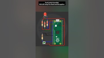 Push Switch Controlled RGB LED Using Pico Board and Micropython
