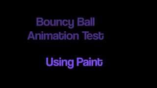 Bouncing Ball Animation Test