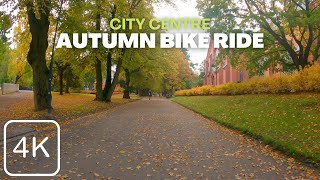 【4K】 Autumn Bike Ride in the City - Tampere, Finland