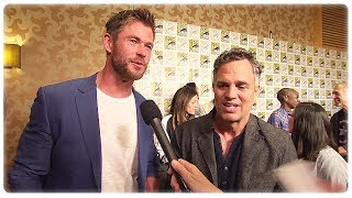Thor Ragnarok Chris Hemsworth & Mark Ruffalo Interview at Comic Con