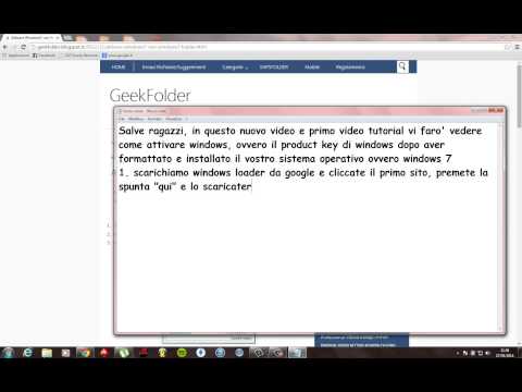WINDOWS LOADER GEEKFOLDER SCARICA