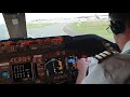 BOEING 747  TAKEOFF.  Startup engines, Taxi to  runway and TAKEOFF.. ( video from the cockpit)