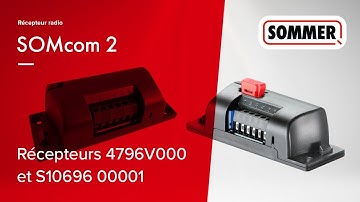 Récepteurs 4796V000 et S10696 00001 SOMMER