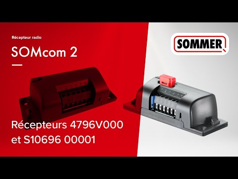 Récepteurs 4796V000 et S10696 00001 SOMMER