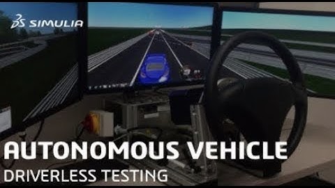Autonomous Car Technology | Driverless Test Using Simpack ADAS with rFpro