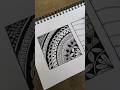 From a simple square to a magical mandala 💫 #mandala #satisfying #drawing #mandalaart
