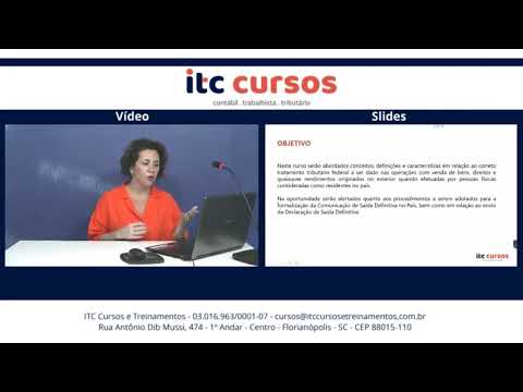 Curso Ao Vivo: PESSOA FÍSICA - TRIBUTAÇÃO DOS RENDIMENTOS E GANHOS AUFERIDOS NO EXTERIOR