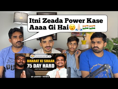 Man Who Broke The Internet | 75 Day Hard With Ankit Baiyanpuria | The Ranveer Show|PAKISTAN REACTION