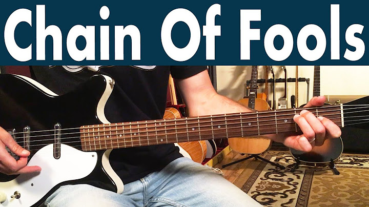 Chain of Fools Guitar version - Guitar performance video thumbnail