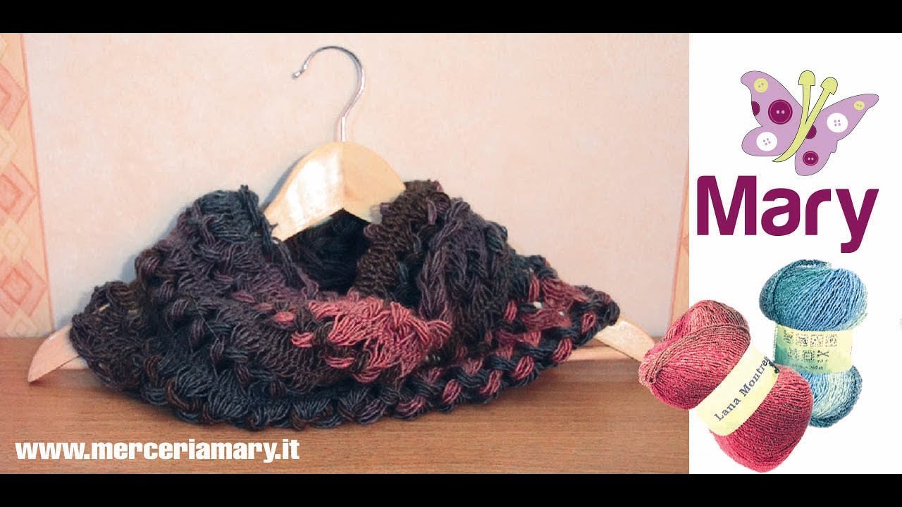 Scaldacollo a trecce | Forcella e uncinetto