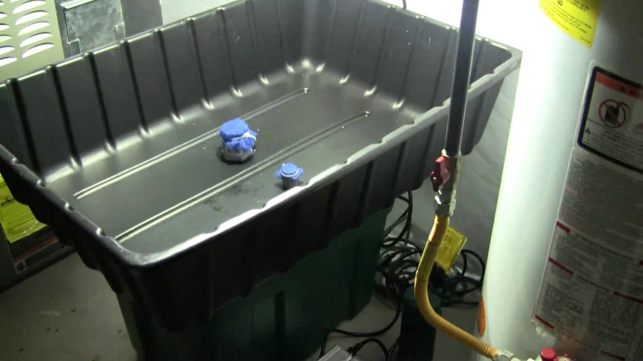 Hydroponic Flood And Drain Table Youtube