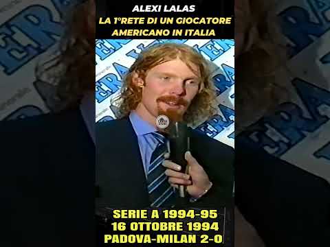 ALEXI LALAS IL 1 AMERICANO A SEGNARE NEL CAMPIONATO ITALIANO PADOVA MILAN 2 0 1994 Shorts Casastene