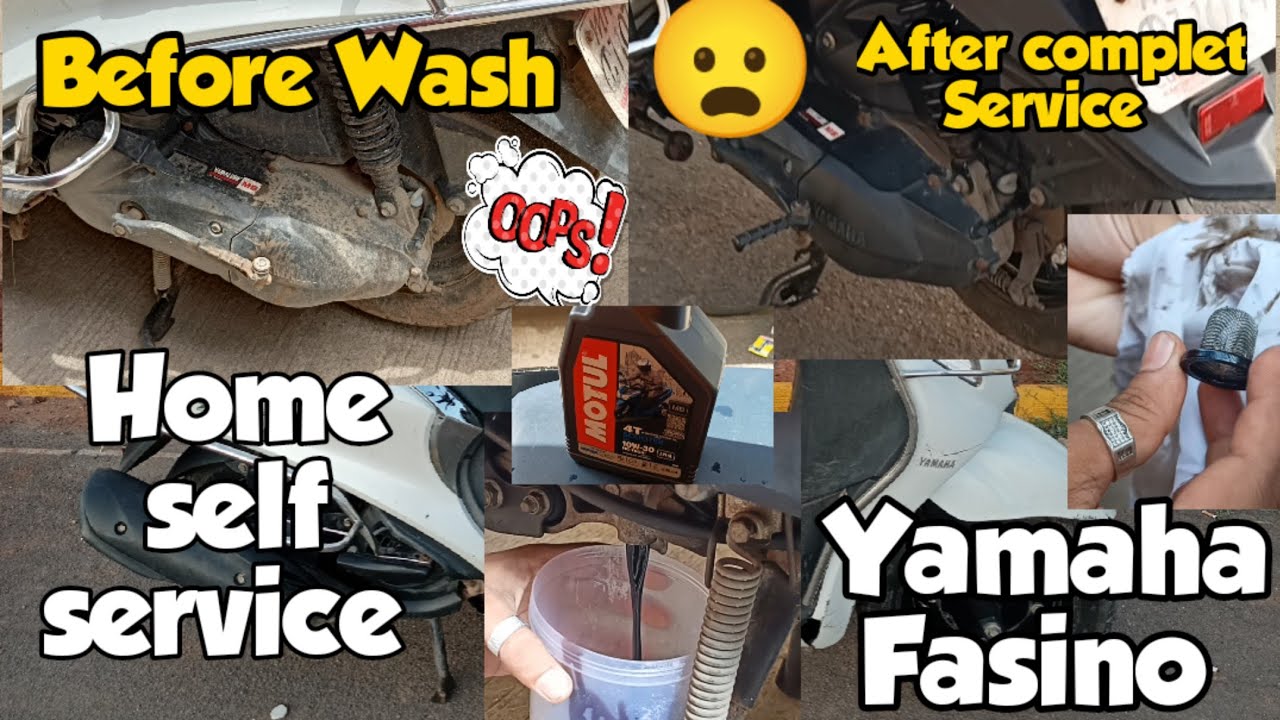 Scooter Full Service At Home | #Hero | #Yamaha | #Suzuki | #Tvs | Yamaha fasino | #Honda | #Bajaj