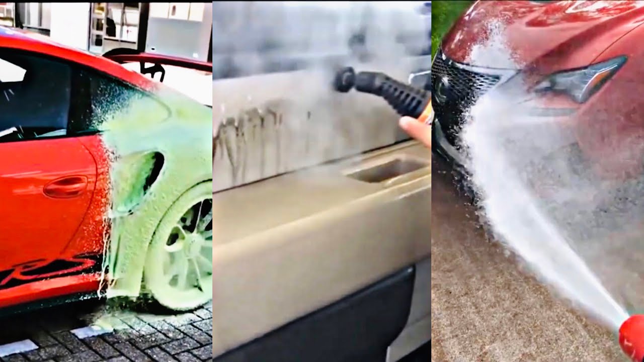 Dirty Satisfying Car Cleaning Auto Detailing 🚘🚗🚙 satisfying cars 