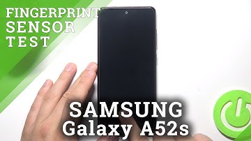 SAMSUNG Galaxy A52s Fingerprint Sensor Test
