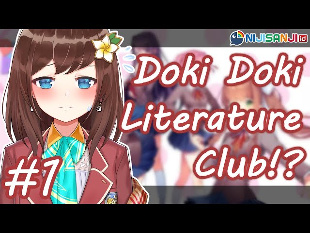 【NIJISANJI id】Hana attempts to Date Cute Anime Girls (Doki Doki Literature Club)のサムネイル